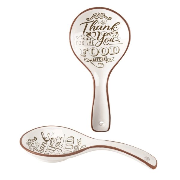 Thank You for the Food, Terra Cotta Spoon Rest
