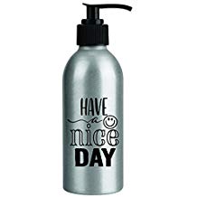 Soap Dispenser/Aluminium: Have a Nice Day