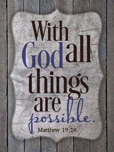Magnet: With God All Things Possible
