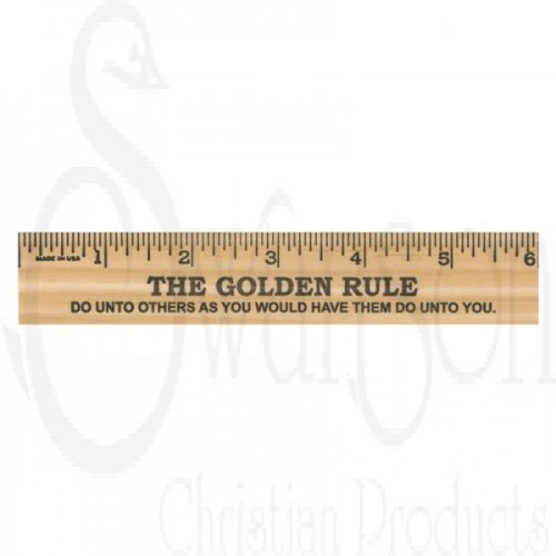 Golden Rule 6" Wood Ruler
