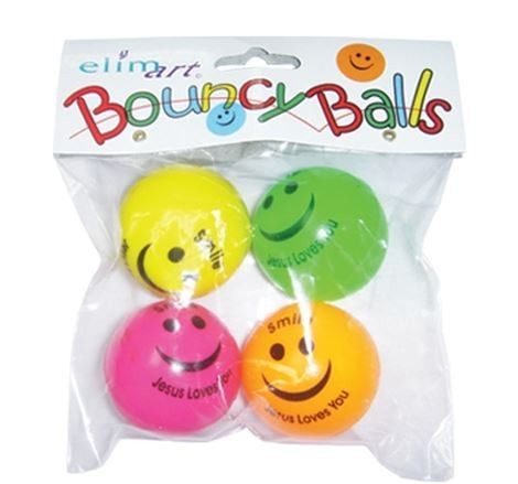 Bouncy Balls (Pkg/4 colors) D2