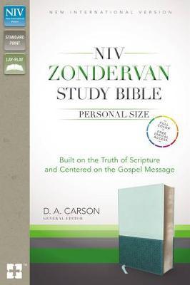 NIV Zondervan Study Bible Personal Size (Imitation Leather -Blue/Turquoise)
