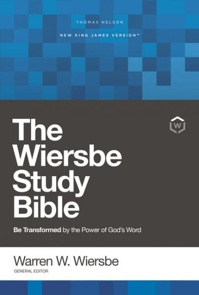 NKJV Wiersbe Study Bible, Hardcover, Red Letter, Comfort Print