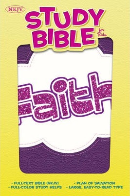 NKJV Study Bible for Kids, Purple, Faith