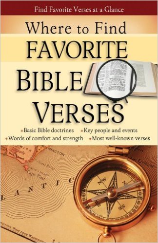 Where To Find Favorite Bible Verses-Pamphlet
