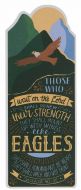 Bookmark Premium Cardstock-Strength Like Eagles, Mountain, FBM019