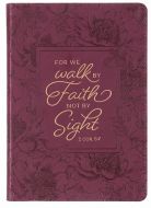 Journal: FauxLeather-Walk By Faith, Floral Berry, JL641