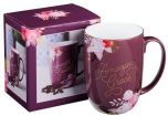 Mug: Ceramic-Amazing Grace, Mulberry Pink, MUG769