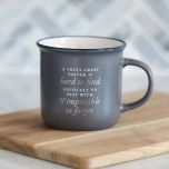 Mug: Ceramic Camp-Truly Great Pastor, Gray, MUG907