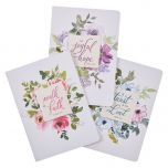 Notebook Set Of 3: Joyful in Hope, Lilac Watercolor, Large, NBS056