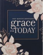 One-Minute Devotions: Grace for Today, Navy Blue, Softcover , OM086