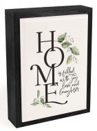 Framed Art: Home Is Filled With Joy Love And Laughter, RFT0052
