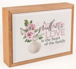 Framed Art: A Mother's Love Is The Heart Of The Family, RFT0054