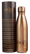 Saved By Grace, Gold, Stainless Steel Water Bottle