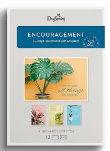 Boxed Cards-Encouragement, Simple Plants, U0064 