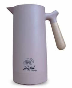 Nordic Style Thermos Flask: Be Joyful, Brown
