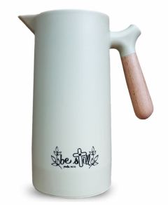 Nordic Style Thermos Flask: Be Still, Green