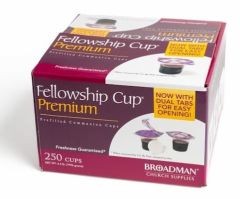 Fellowship Cup - 250 Count Box, with juice and wafer 