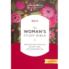 NKJV Woman's Study Bible-Hardcover, Red, Full Color