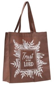 Tote Bag: Trust In The Lord, Brown, TOT100