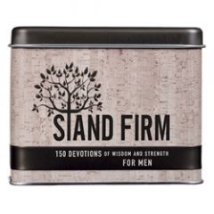 Cards In Tin-Stand Firm  Men Devotional
