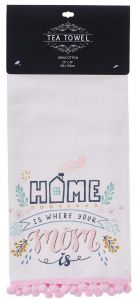 Tea Towel-Home Is Where Your Mom Is, TWL023