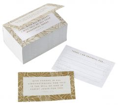 Jar Refill Card Pack-Grateful Gold and White, JARR05