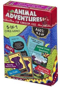 Animal Adventures for Kids 5-in-1 Card Game KDS786