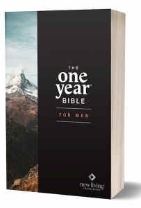 NLT The One Year Bible for Men, Softcover