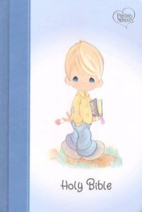 NKJV Precious Moments Small Hands Bible, Hardcover, Blue