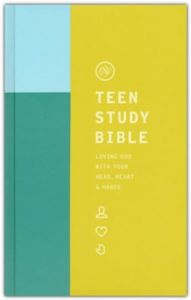 ESV Teen Study Bible-Hardcover, Wellspring (BlueGreen)