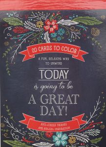 Coloring Card-Today,Going to be Great Day, CLRP01