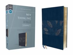NIV Thinline Bible, Compact, Blue Floral Comfort Print
