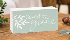 Word Block TableTop: Saved By Grace, BLC0023