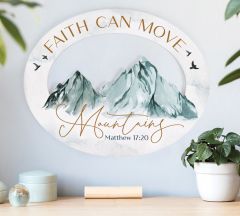 Shape Sign: Faith Can Move Mountains, SAP0119