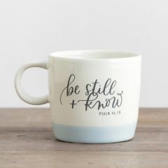 Mug (Ceramic)-Be Still & Know,  J0810