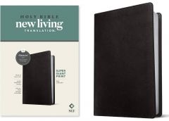 NLT Super Giant Print Bible, Leatherlike, Black, Filament Enabled Edition