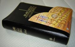 Chinese English Bible NIV/Union Simplified Leather Zipper