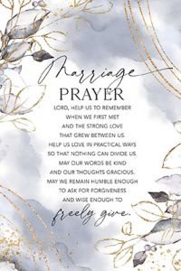 Framed/Heaven-Marriage Prayer 5609    