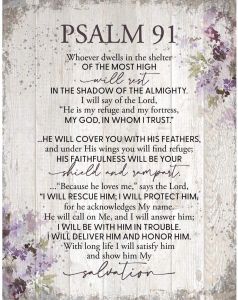 Plaque Big Boards-Psalm 91, 5452