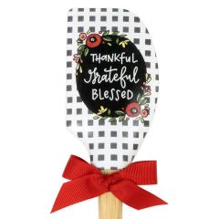 Spatula (Wood and Silicone): Thankful, Grateful, Blessed, 79855