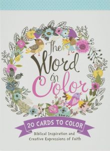 The Word In Color, Coloring Cards