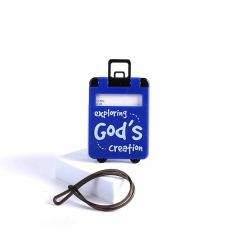 Luggage Tag-Exploring God’s Creation Blue 84146