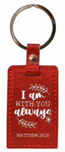 Keychain Iridescent - I Am With You Always
