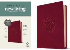 NLT Personal Size Giant Print Bible, LeatherLike-Aurora Cranberry, Filament Enabled Edition