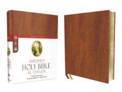 Amplified Holy Bible XL Edition-LeatherSoft-Brown