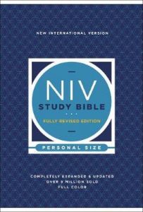 NIV Study Bible  Fully Revised Ed.  Personal Size  Hardcover  Red Letter  Comfort Print