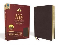 NIV  LASB  3rd Ed.  Personal Size  Bonded Leather  Burgundy  Red Letter Ed.