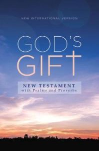 NIV  God's Gift New Testament with Psalms and Proverbs  Pocket-Sized  Paperback  Comfort Print