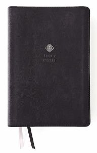 NIV Men's Devotional Bible, Large Print, Leathersoft, Black, Comfort Print